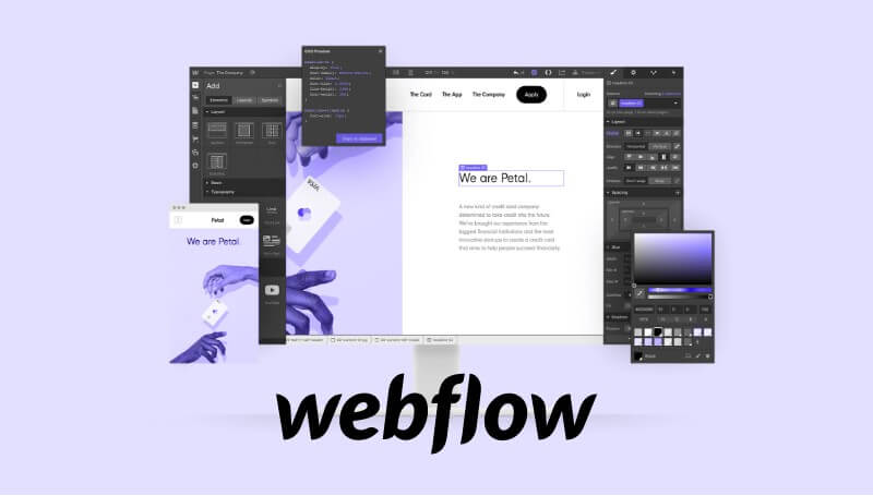 Webflow Saas website builder