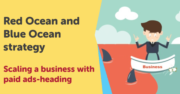 Red ocean and blue ocean strategy